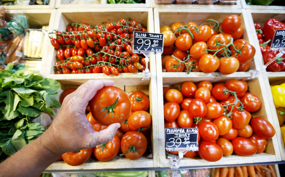 Tomatprisene skjøt i været i fjor.