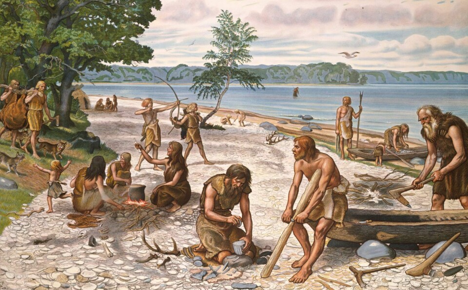 Ertebøllemannen og de andre som levde ertebøllekulturen (5.400-4.000 f.Kr.) var de siste jeger-samlerne i Danmark. De levde først og fremst av mat fra havet.