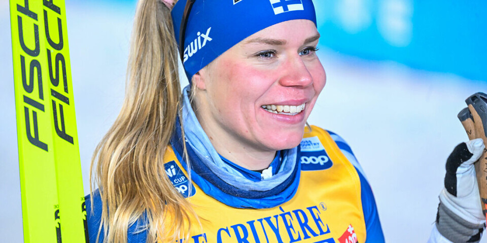 Many of the sportswomen in the study were worried about losing sponsors, salaries, and maybe even their place on the team. The picture shows the Finnish cross-country skier Jasmi Joensuu. She was not included in the study.