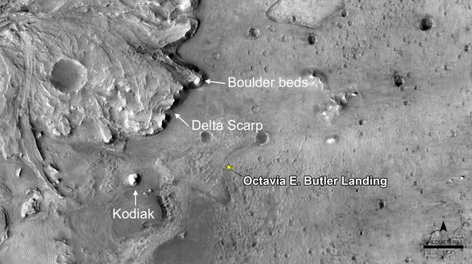 Forskere tror deltaet var større i utstrekning og strakk seg blant annet til Kodiak, som er vist her.