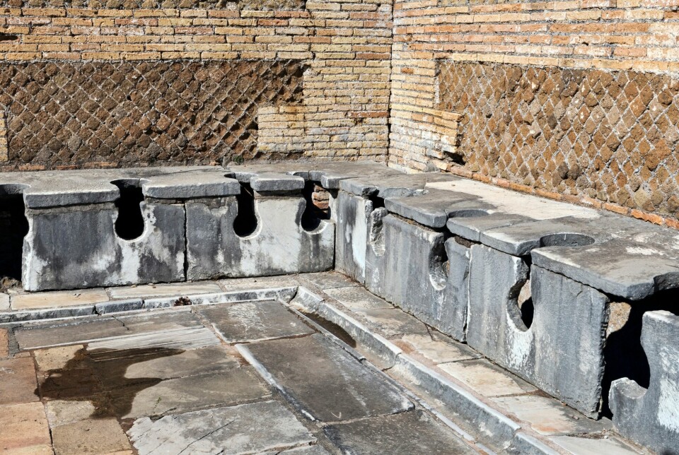Toaletter i det gamle Romerriket.
