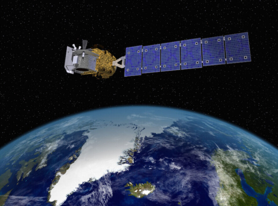 Satellittene registrerer at stadig mer vann flytter seg fra isbreene til havet.