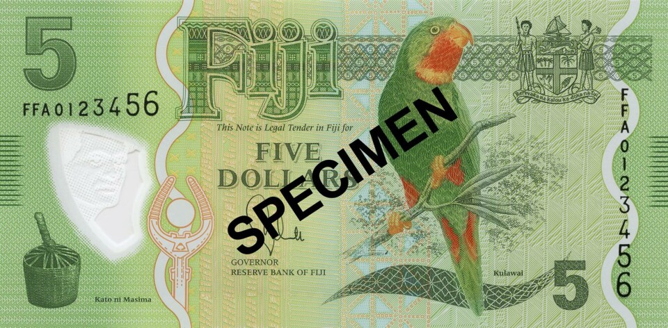 Fuglen på fem dollar-seddelen i Fiji heter kulawai og er truet. Forskerne tror dette skaper oppmerksomhet om arten.