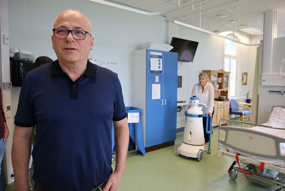 – Vi har jobbet med robot-teknologi i industrien i 20 år, så for oss er det ikke veldig avansert. Men når det gjelder sykehjem og helse så er dette veldig nytt, seier Trygve Thomessen.