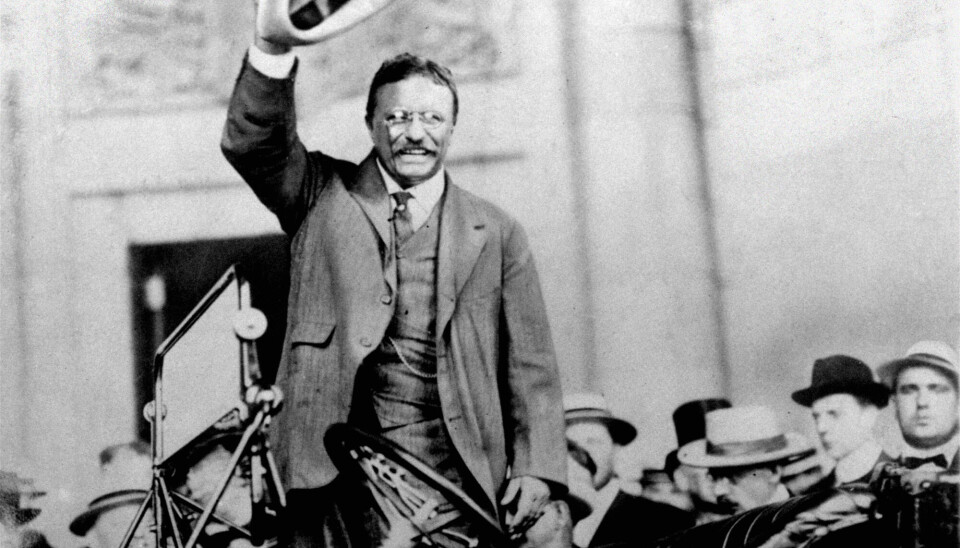 Theodore Roosevelt ble skutt under en tale i Milwaukee 14. oktober 1912. Her fra 1906.