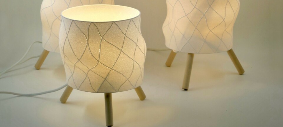 Slik kan du lage din unike designlampe med 3D-printer