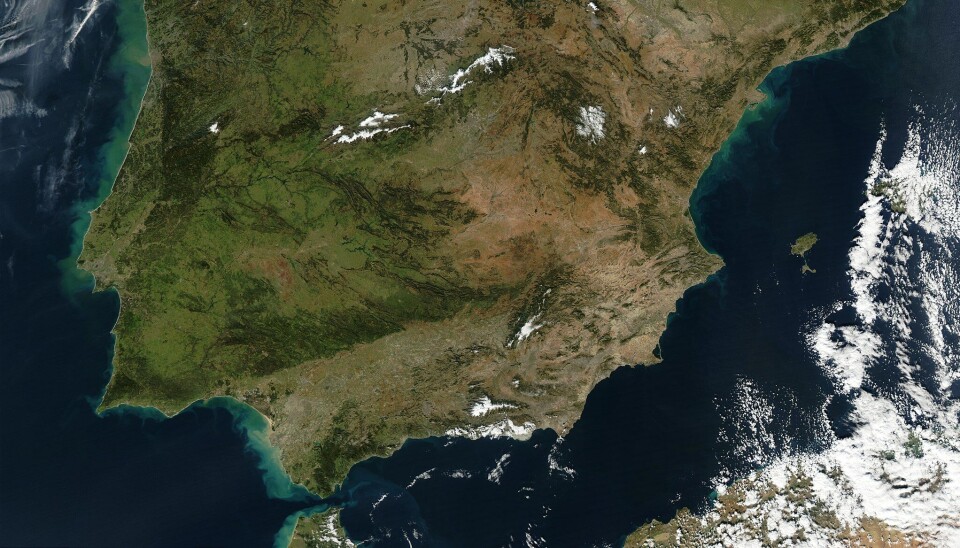 Dette er den iberiske halvøy der Spania og Portugal ligger.