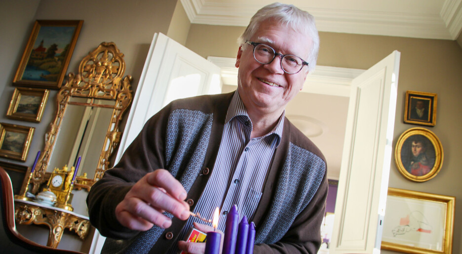 Slik er julen hos en jule-konservator: – Er det advent, så er det advent