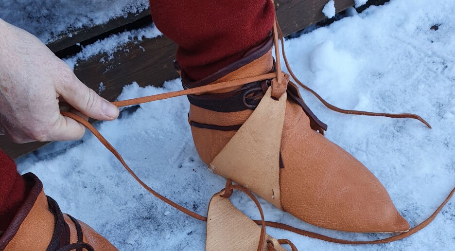 Også vikingene brukte brodder for ikke å gå på trynet på glatta