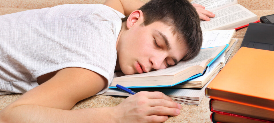 Søvnmangel kan gi dårligere karakterer