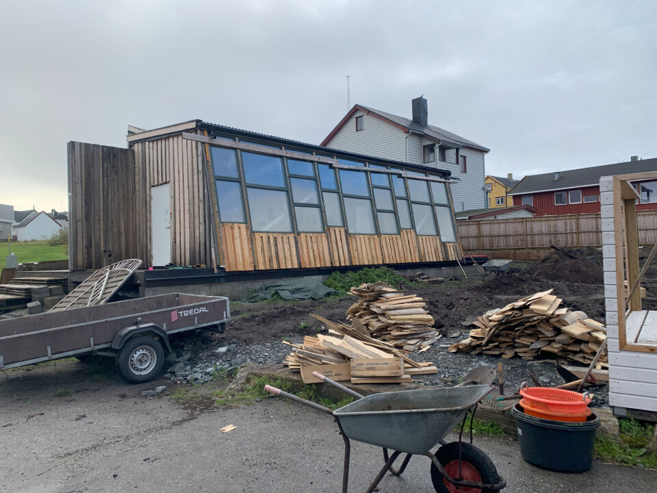 Fellesdrivhus for økologisk grønnsaksdyrking i Vardø.