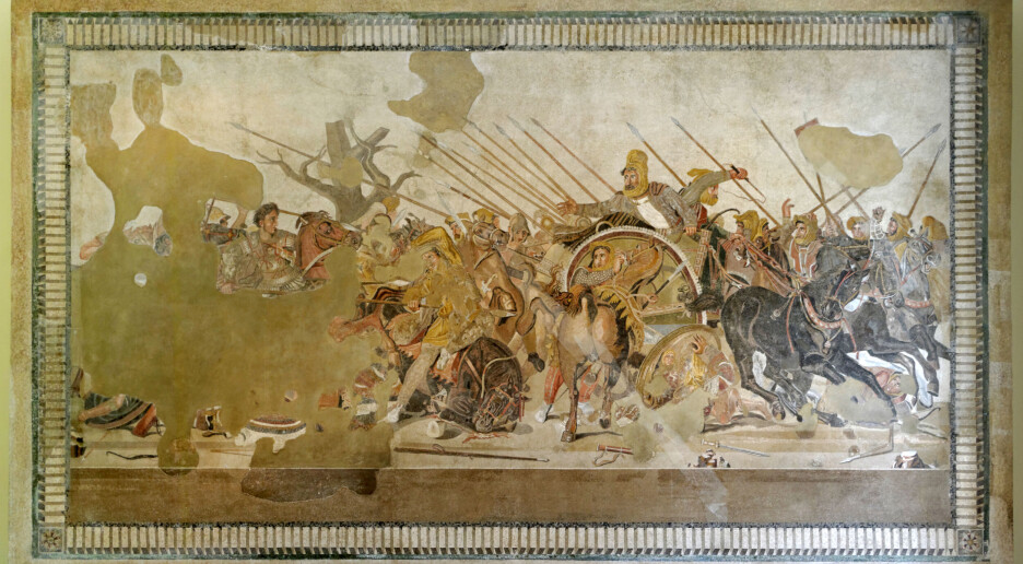 Forskere ser nærmere på de 2 millioner bitene i Aleksander den store-mosaikken fra Pompeii