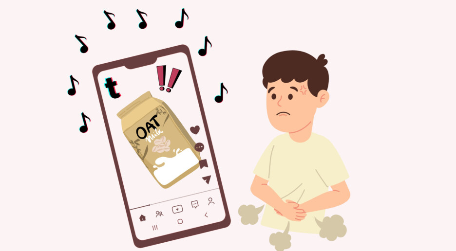 Kostholdsråd fra TikTok: Får man luft i magen av havregryn?