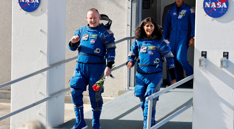 Strandede astronauter er på vei hjem