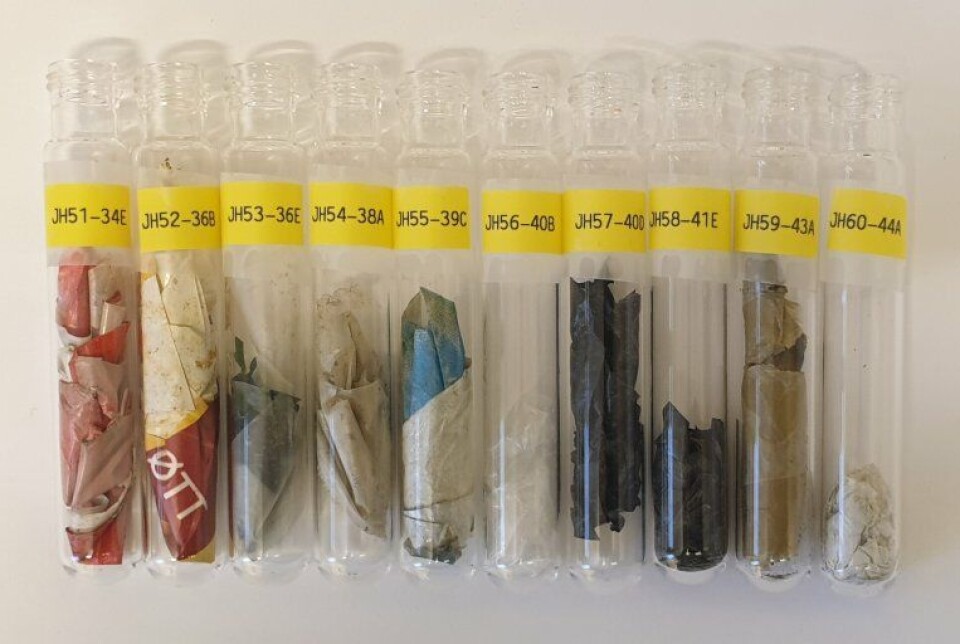 Totalt 320 personer meldte seg og sendte inn 369 prøver med plastavfall fra hele landet, inkludert fra skog, mark, åker og fjell. Prøvene inneholdt alt fra landbruksplast til matemballasje og plastposer.