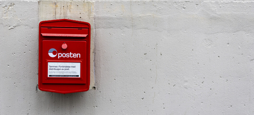 Foreslår at posten skal leveres én gang i uken