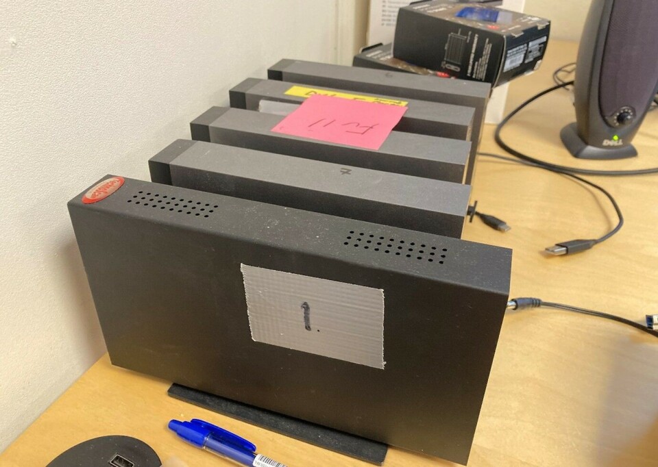 Mange terrabyte med undervannsvideo!