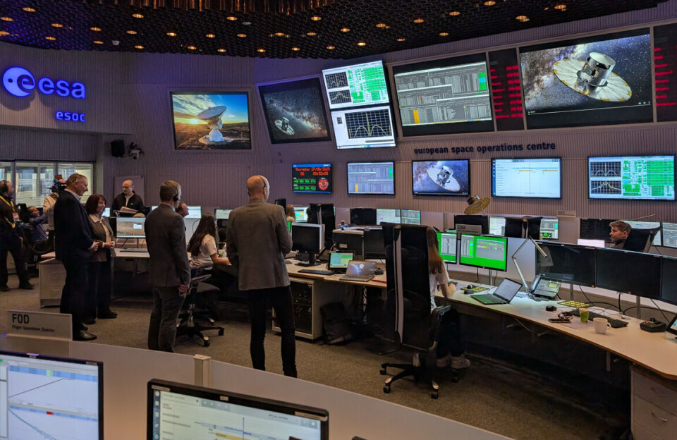 Her tar ESAs kontrollsenter ESOC et siste farvel med romteleskopet Gaia.