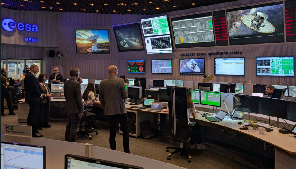 ESAs kontrollsenter ESOC tar et siste farvel med romteleskopet Gaia.