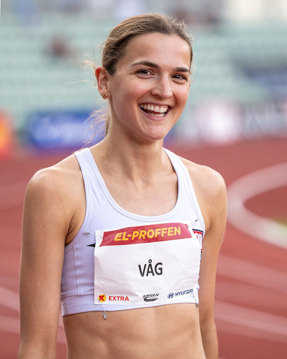Sigrid Jervell Våg har vunne NM-gull på både 1.500 meter, 5.000 meter og terrengløp. Ho representerer Oslo-klubben Tjalve.