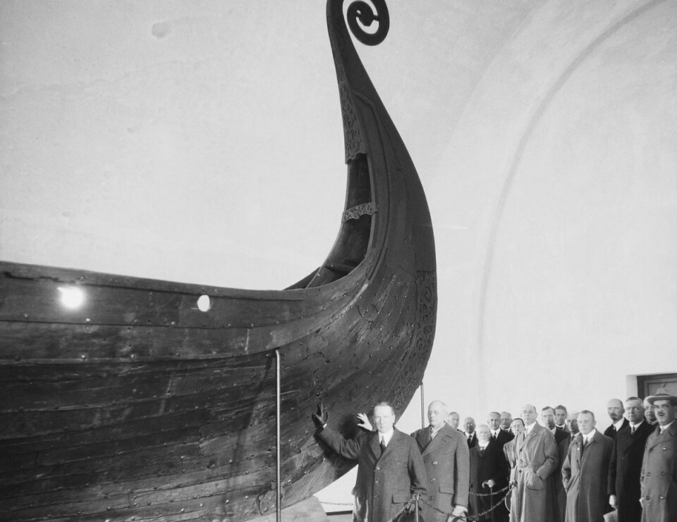 Slik framsto skipet da det ble utstilt i 1927.