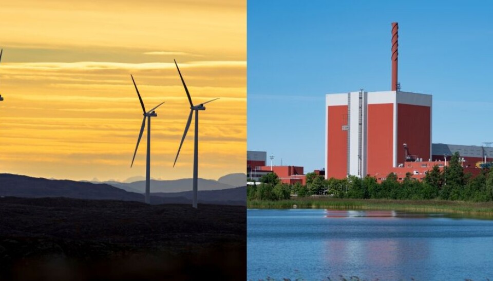 Vindkraft på land er billig og kan bygges raskt. Kjernekraft vil ta mellom 10 og 20 år og kan bli veldig dyrt, slik Finland fikk erfare.