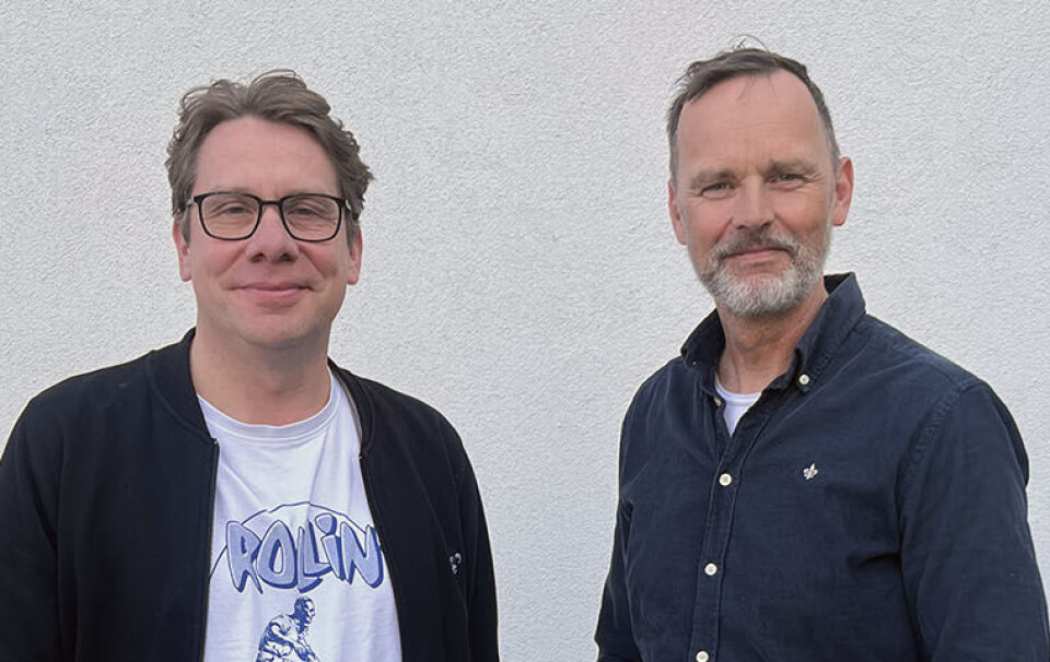 Jonas Bakken (til venstre) og Thom Jambak.