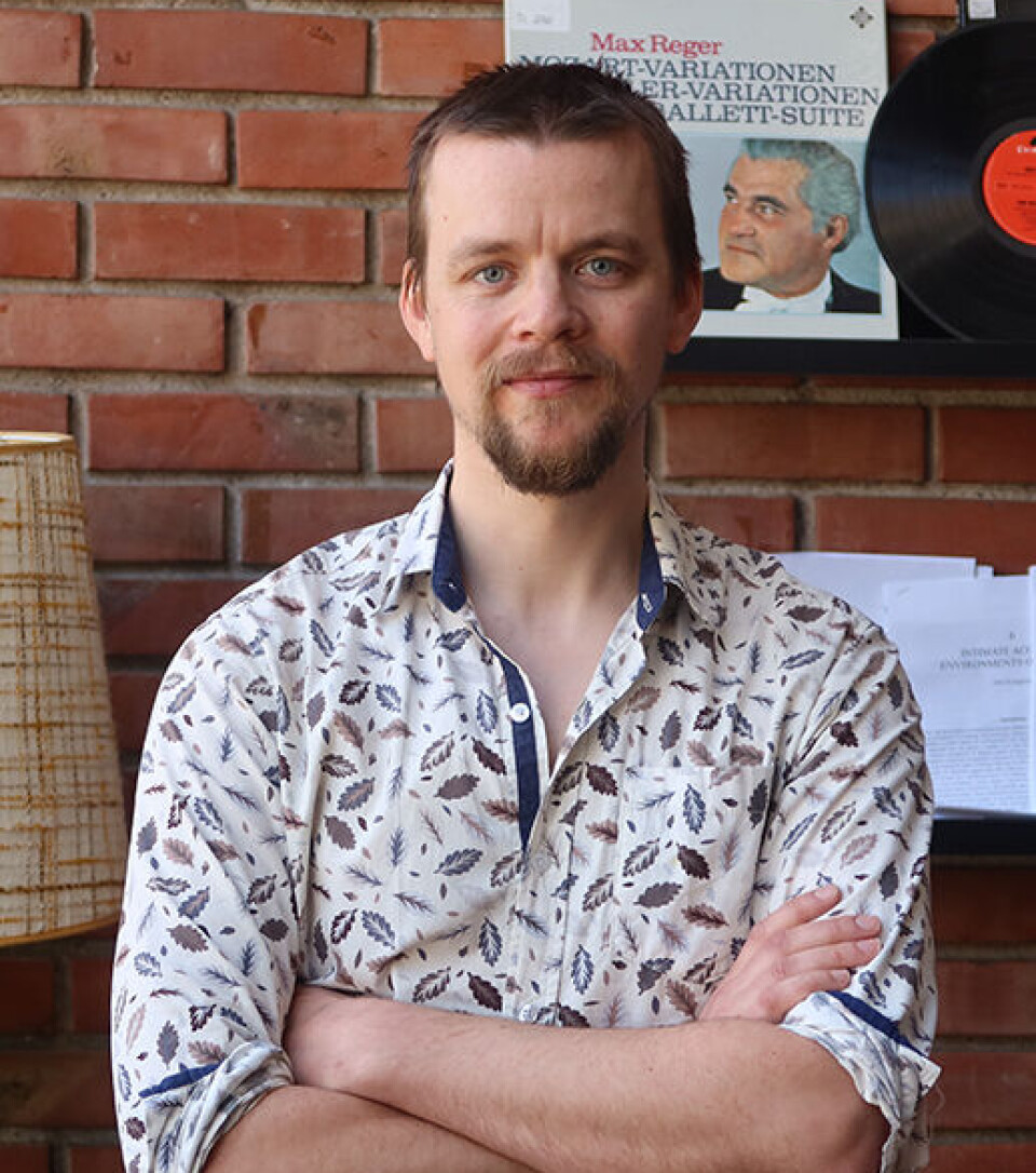 Stephane Aubinet er musikkviter ved Universitetet i Oslo. Portrett forsker