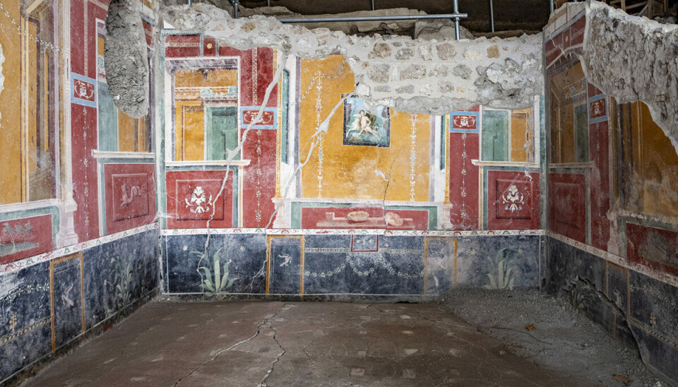 «House of Elle and Frisco» er lite, men har vakre dekorasjoner. Ruiner fra Pompeii viser rester etter vegger med vakre malerier i mange farger; som rødt, gult og grønt. Gulvet er flislagt.