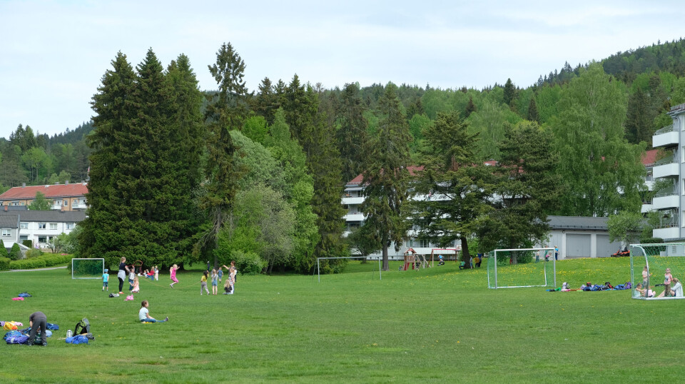 Plener og andre grøntareal er viktige for folks trivsel. Fotballbane