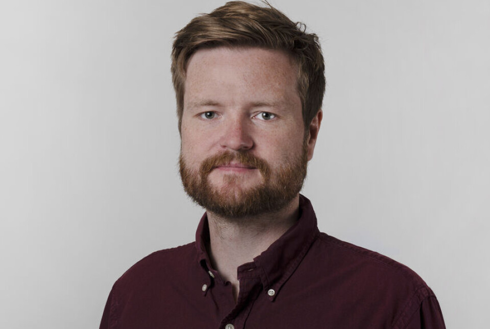 Mads Erling Pedersen, senioringeniør ved Nofima, undersøker folks holdninger til kildesortering og matemballasje. Mads Erling Pedersen, senioringeniør ved Nofima.