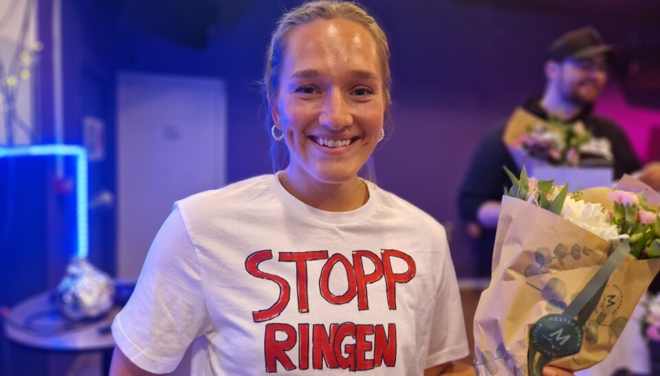 Tale Holmer Fredriksen på Ringen-gruppa mener hun har lært mye på kurset. Student.