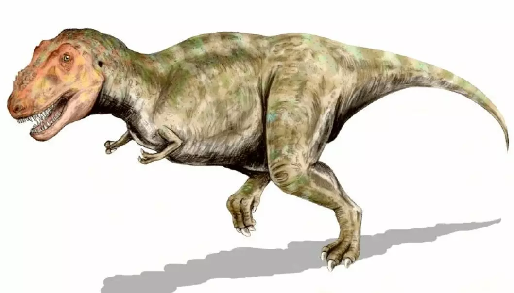 Tyrannosaurus rex er en av artene som er påvist i Alaska.