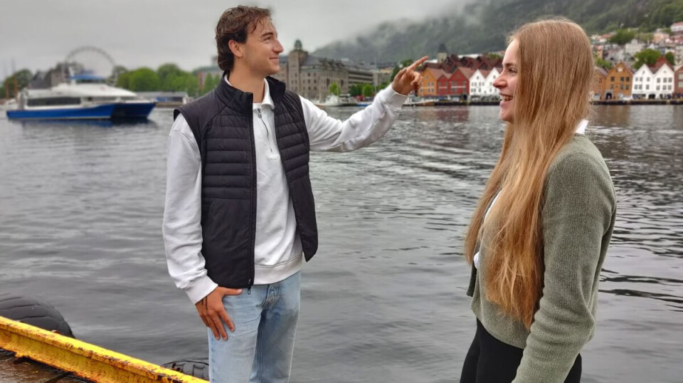 Både Theresa Schül og Nicholas «Nick» Giammichele tenker at dette halvåret i Norge og Bergen og på NHH vil være positivt i deres videre ferd i livet.