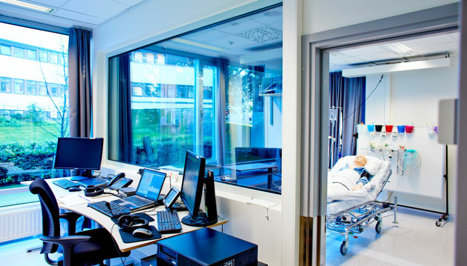 Simuleringssenteret ved Sykehuset i Vestfold.