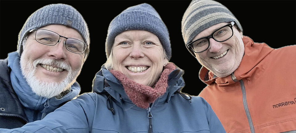 Arild Sundfjord (forsker ved Norsk Polarinstitutt), Marit Reigstad (professor ved UiT) og Geir Johnsen (professor ved NTNU).