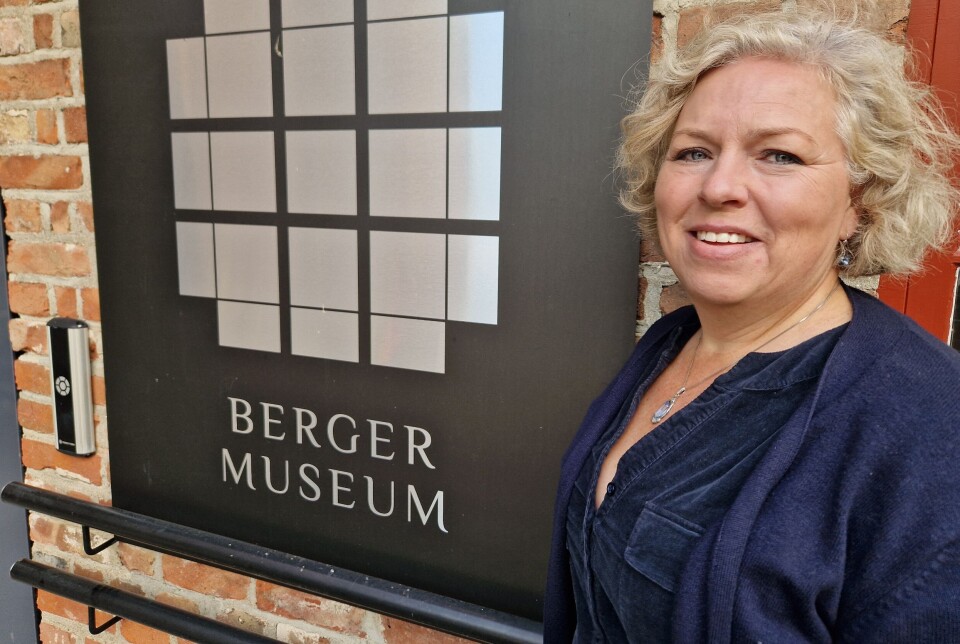Hanne Synnøve Østerud er konservator ved Berger museum. Portrett.