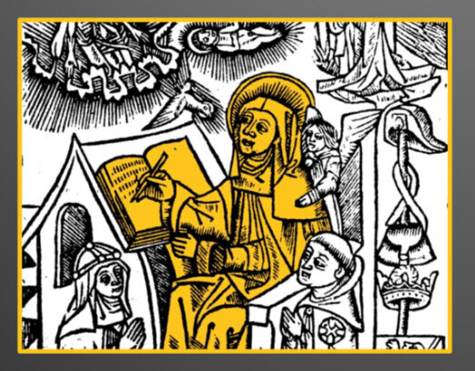 St. Birgitta er en av forfatterne som har formet litteraturen i middelalderen. Bilde fra prosjektet ReVISION, støttet av Norges forskningsråd.