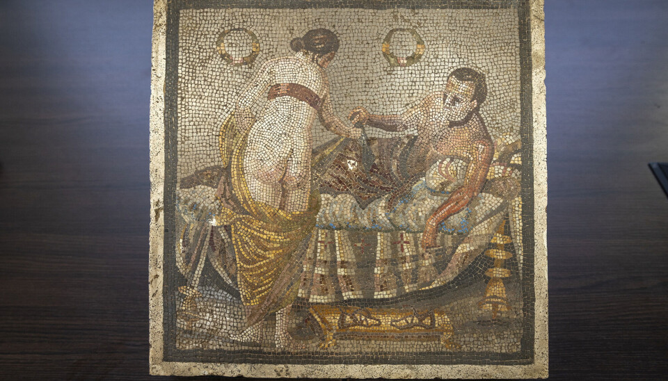 Romerne var veldig direkte i kunsten sin, og det var ikke uvanlig med erotiske kunstverk i private rom.