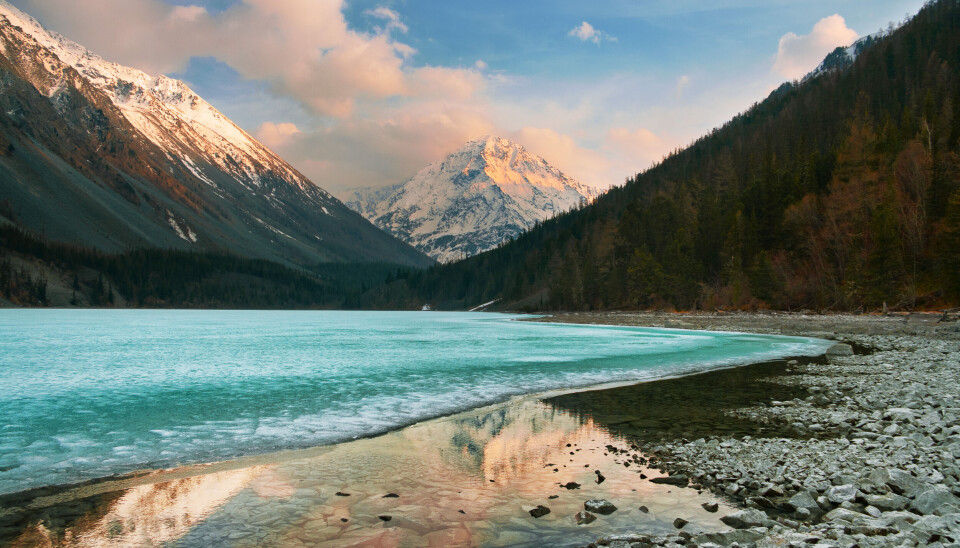 Landskap fra Altai-fjellene.