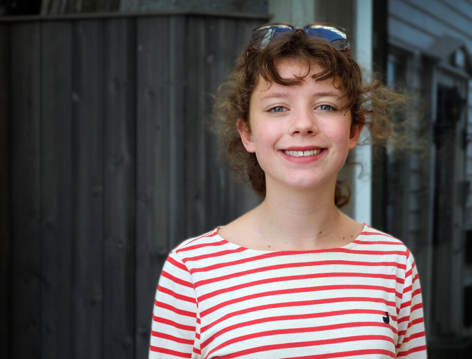 Maria Tøsse Pihlstrøm (15) er leder i Barnas Klimapanel.