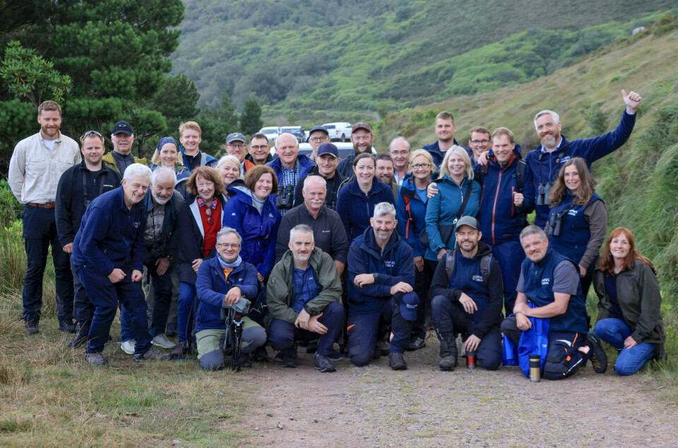 Forskere og frivillige fra Norge var tilstede sammen med representanter fra Killarney nasjonalpark, irske myndigheter og den norske ambassaden i Irland for å overvære det siste havørnslippet i Killarney.