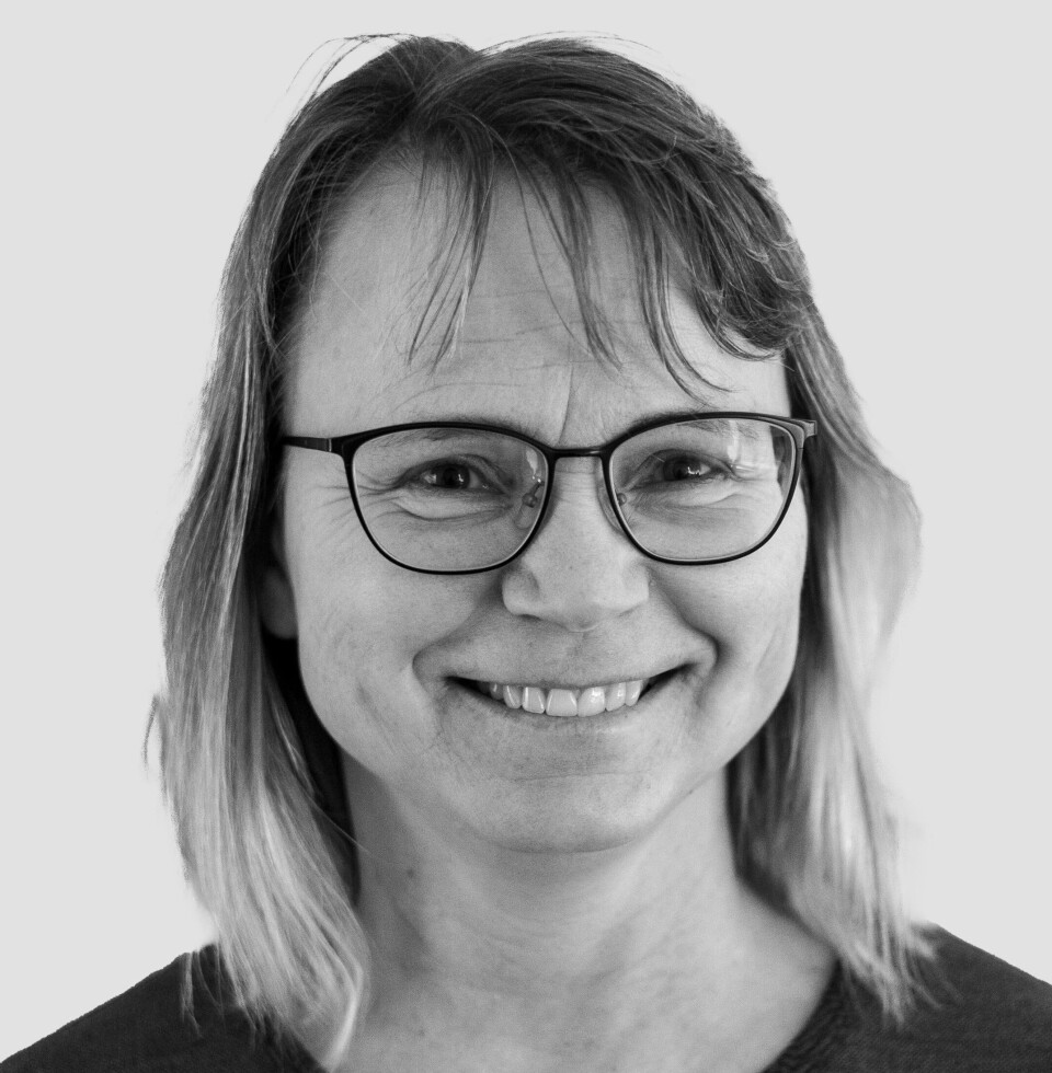 Reidun Pommeresche jobber på Norsøk, der de forsker på økologisk landbruk. Portrett Reidun Pommeresche.
