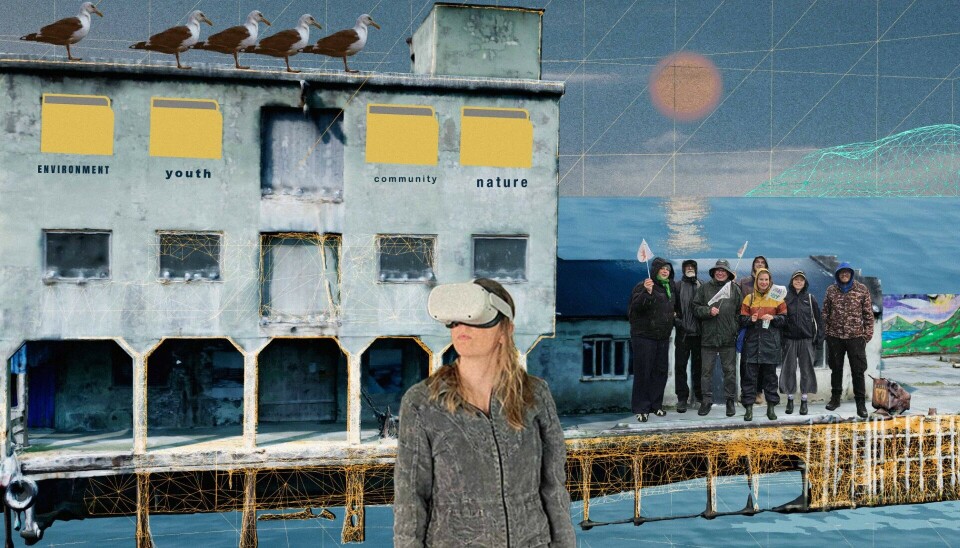 På konserten i Nyksund i Vesterålenpublikum kan publikum velge om de skal delta fysisk eller via VR-utstyr fra et annet sted.