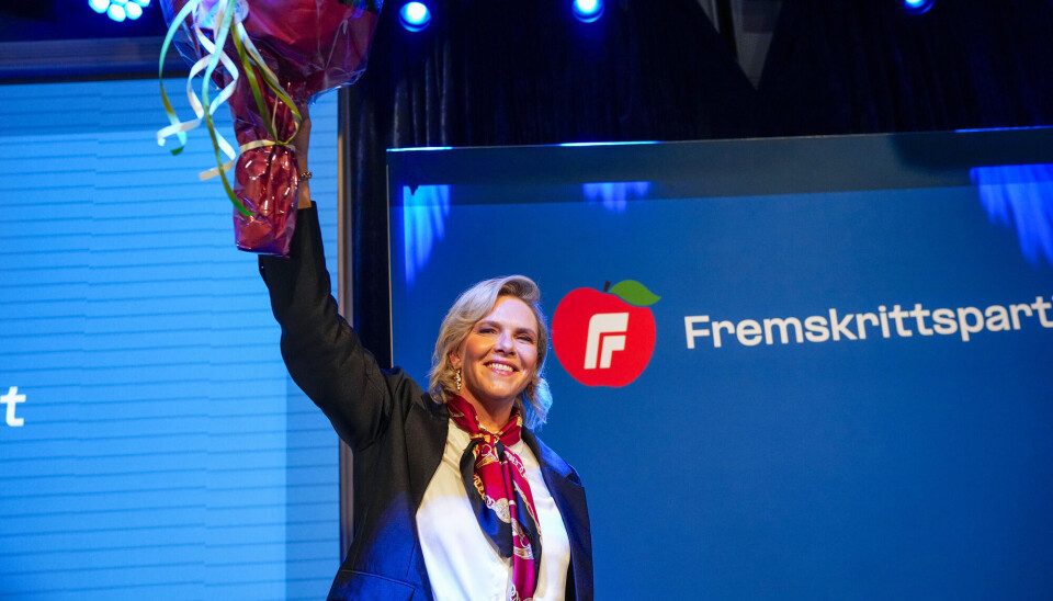 Sylvi Listhaug er partileder i Fremskrittspartiet, som gjorde et veldig godt valg.