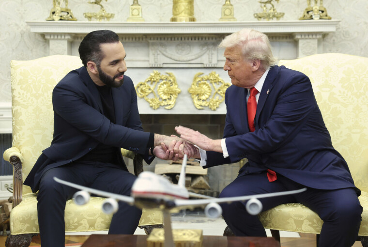 El Salvadors President Nayib Bukele besøkte USAs president Donald Trump i Det hvite hus i april i år.
