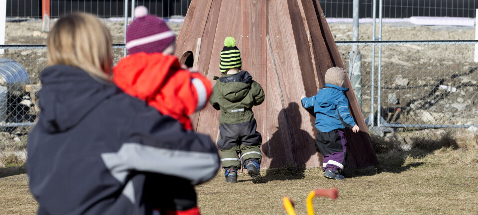 Ny studie: Aldri nok voksne i barnehagen for de minste