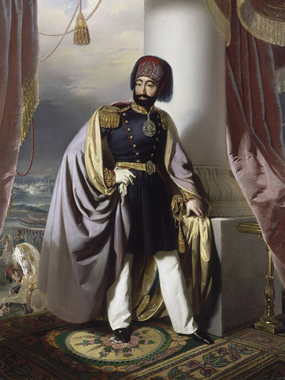 Sultan Mahmud II hersket i Det osmanske riket fra 1808 til sin død i 1839.