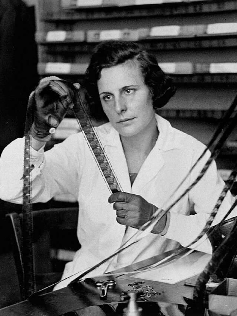Filmkarrieren til Leni Riefenstahl i etterkrigstiden ble ødelagt av tilknytningen til naziregimet. Bildet er fra 1935. Leni Riefenstahl, 1935.