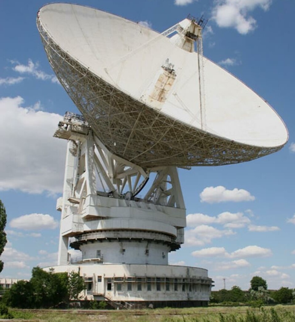 RT-70 var et av verdens største radio-teleskoper. Nå er det ødelagt.